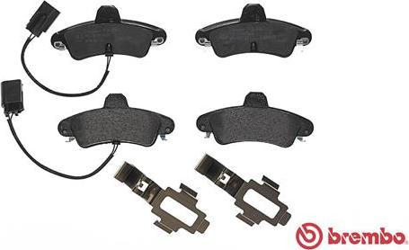 Brembo P 24 038 - Тормозные колодки, дисковые, комплект unicars.by