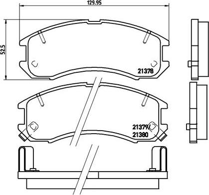 Brembo P 24 024 - Тормозные колодки, дисковые, комплект unicars.by