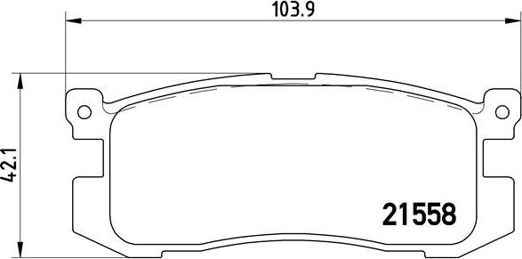 Brembo P 24 025 - Тормозные колодки, дисковые, комплект unicars.by