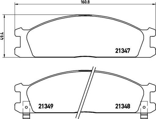 Brembo P 24 026 - Тормозные колодки, дисковые, комплект unicars.by