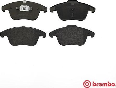 Brembo P 24 076 - Тормозные колодки, дисковые, комплект unicars.by