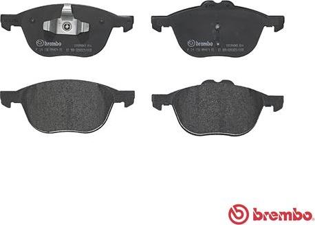 Brembo P 24 158 - Тормозные колодки, дисковые, комплект unicars.by