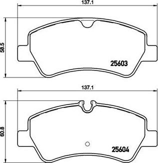 Brembo P 24 160 - Тормозные колодки, дисковые, комплект unicars.by