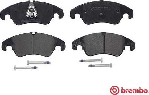 Brembo P 24 161 - Тормозные колодки, дисковые, комплект unicars.by