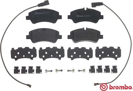 Brembo P 24 187 - Тормозные колодки, дисковые, комплект unicars.by