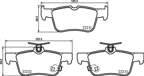 Brembo P 24 217 - Тормозные колодки, дисковые, комплект unicars.by