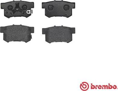 Brembo P 28 051 - Тормозные колодки, дисковые, комплект unicars.by