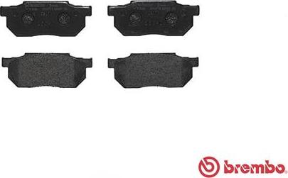 Brembo P 28 006 - Тормозные колодки, дисковые, комплект unicars.by