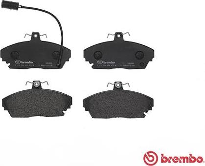 Brembo P 28 014 - Тормозные колодки, дисковые, комплект unicars.by