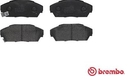 Brembo P 28 013 - Тормозные колодки, дисковые, комплект unicars.by