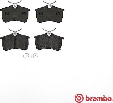 Brembo P 28 030 - Тормозные колодки, дисковые, комплект unicars.by