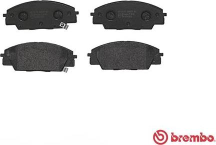 Brembo P 28 032 - Тормозные колодки, дисковые, комплект unicars.by