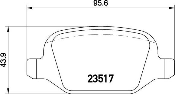 Brembo P 23 065 - Тормозные колодки, дисковые, комплект unicars.by