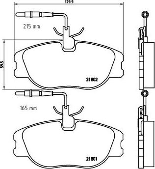 Brembo P 23 061 - Тормозные колодки, дисковые, комплект unicars.by