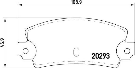 Brembo P 23 008 - Тормозные колодки, дисковые, комплект unicars.by