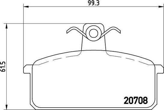 Brembo P 23 018 - Тормозные колодки, дисковые, комплект unicars.by