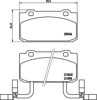 BENDIX 571314 - Тормозные колодки, дисковые, комплект unicars.by