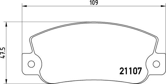 Brembo P 23 032 - Тормозные колодки, дисковые, комплект unicars.by