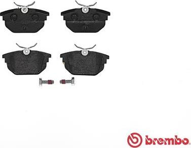 Brembo P 23 026 - Тормозные колодки, дисковые, комплект unicars.by