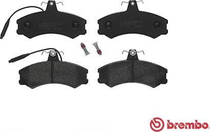 Brembo P 23 022 - Тормозные колодки, дисковые, комплект unicars.by