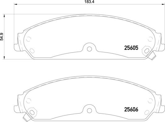 Brembo P 23 149 - Тормозные колодки, дисковые, комплект unicars.by