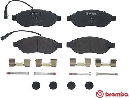 Brembo P 23 144 - Тормозные колодки, дисковые, комплект unicars.by