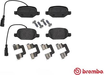 Brembo P 23 131 - Тормозные колодки, дисковые, комплект unicars.by