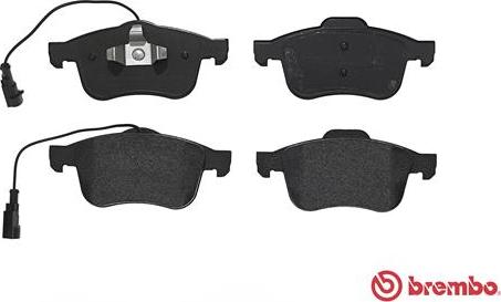 Brembo P 23 132 - Тормозные колодки, дисковые, комплект unicars.by