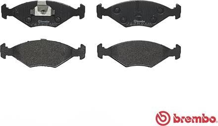 Brembo P 23 123 - Тормозные колодки, дисковые, комплект unicars.by