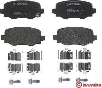 Brembo P 23 177 - Тормозные колодки, дисковые, комплект unicars.by