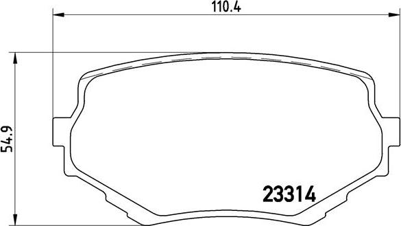 Brembo P 79 009 - Тормозные колодки, дисковые, комплект unicars.by