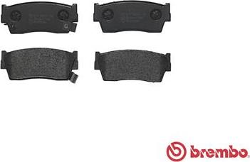 Brembo P 79 006 - Тормозные колодки, дисковые, комплект unicars.by