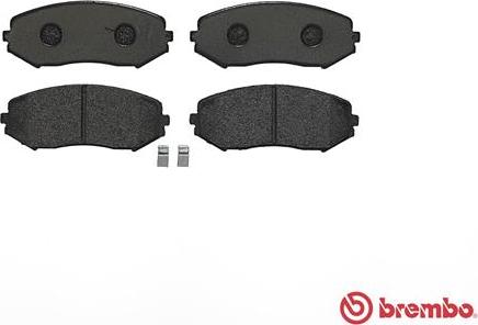 Brembo P 79 018 - Тормозные колодки, дисковые, комплект unicars.by