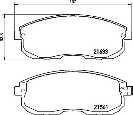 Brembo P 79 030 - Тормозные колодки, дисковые, комплект unicars.by