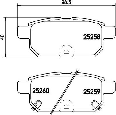 Brembo P 79 029 - Тормозные колодки, дисковые, комплект unicars.by