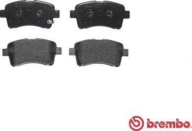 Brembo P 79 021 - Тормозные колодки, дисковые, комплект unicars.by