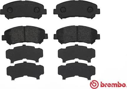 Brembo P 79 028 - Тормозные колодки, дисковые, комплект unicars.by