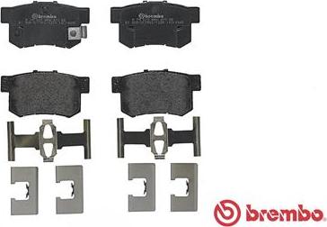 Brembo P 79 027 - Тормозные колодки, дисковые, комплект unicars.by