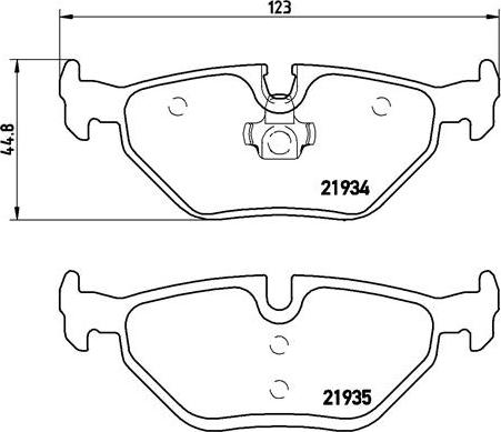 Brembo P 71 006 - Тормозные колодки, дисковые, комплект unicars.by