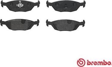 Brembo P 71 003 - Тормозные колодки, дисковые, комплект unicars.by