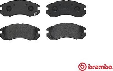 Brembo P 78 004 - Тормозные колодки, дисковые, комплект unicars.by