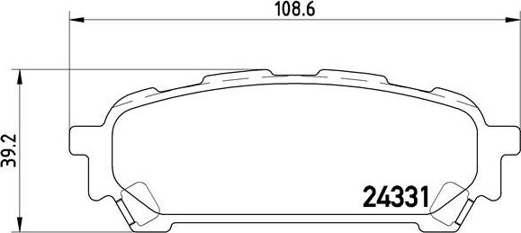 Brembo P 78 014 - Тормозные колодки, дисковые, комплект unicars.by