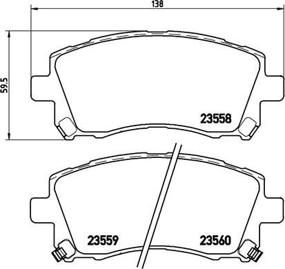 Brembo P 78 010 - Тормозные колодки, дисковые, комплект unicars.by