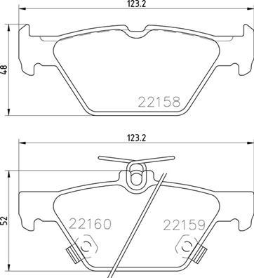 Brembo P 78 026 - Тормозные колодки, дисковые, комплект unicars.by