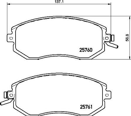 Brembo P 78 021X - Тормозные колодки, дисковые, комплект unicars.by