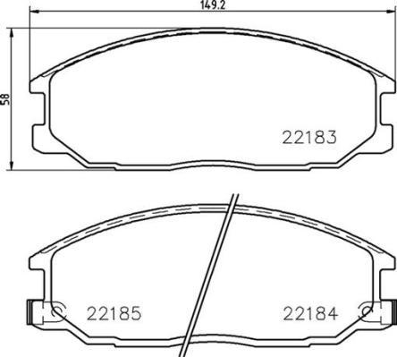 Brembo P 77 002 - Тормозные колодки, дисковые, комплект unicars.by