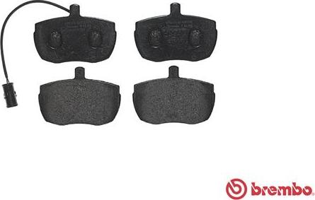 Brembo P A6 006 - Тормозные колодки, дисковые, комплект unicars.by