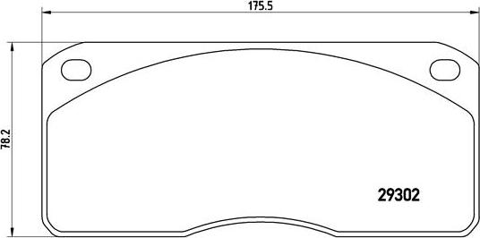 Brembo P A6 011 - Тормозные колодки, дисковые, комплект unicars.by