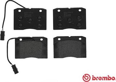 Brembo P A6 012 - Тормозные колодки, дисковые, комплект unicars.by