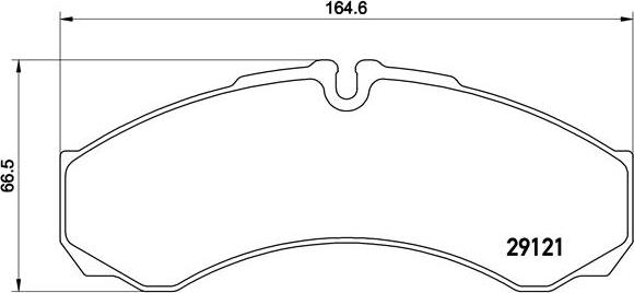 Brembo P A6 017 - Тормозные колодки, дисковые, комплект unicars.by